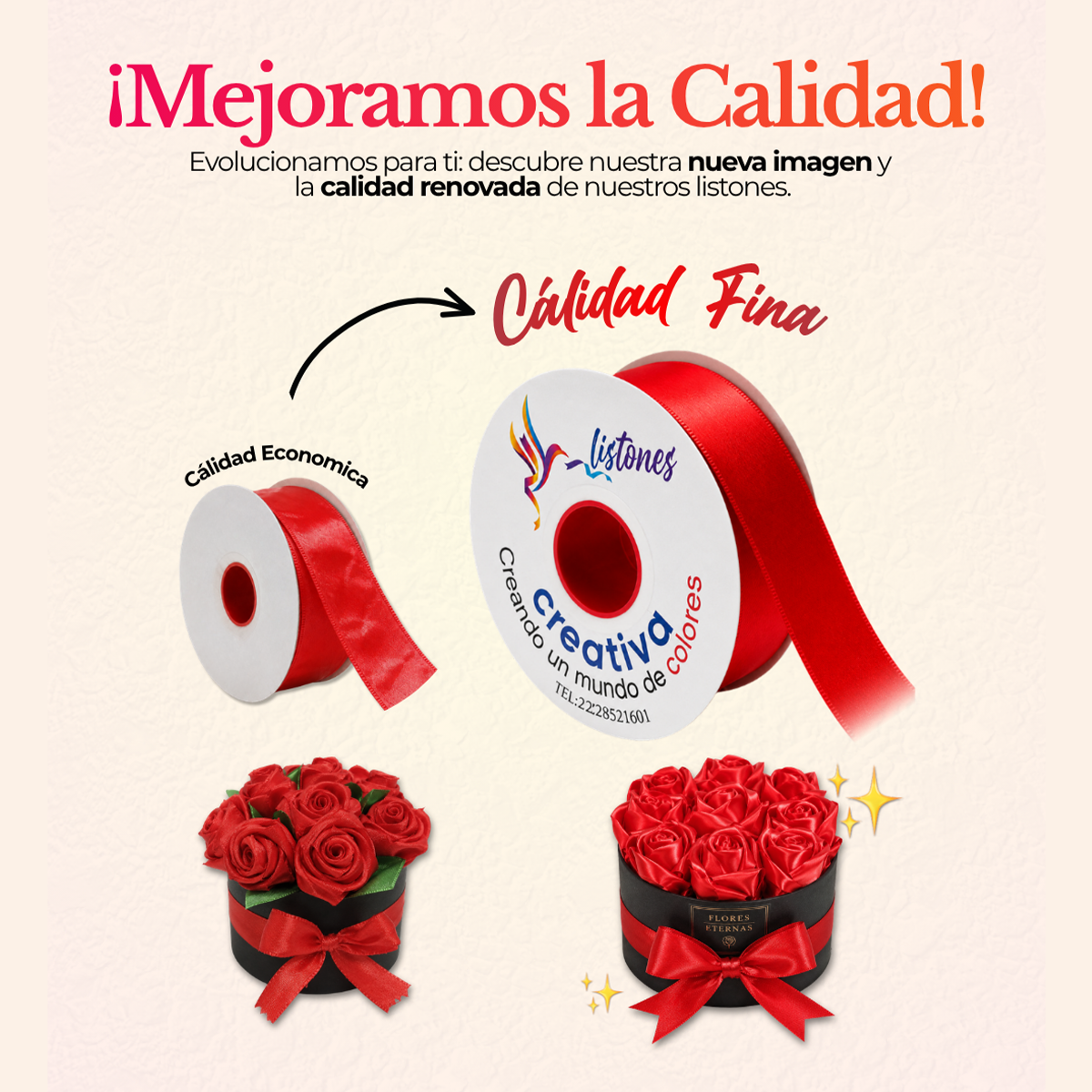 ¡Evolucionamos para ti! Descubre la nueva calidad superior en nuestros listones