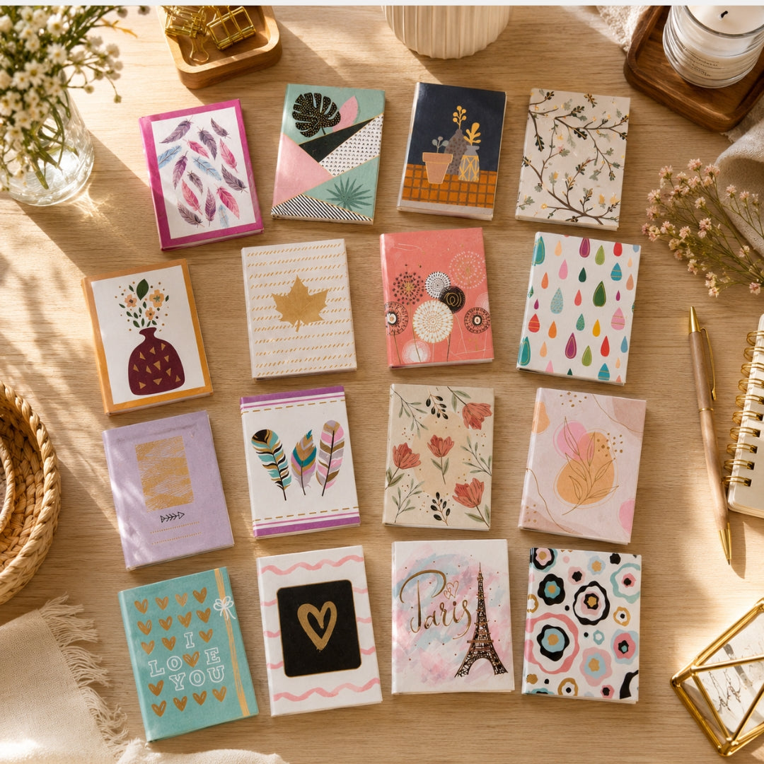 Pack de Tarjetas de Dedicatoria Miniatura con Corazón - Tarjetas de Felicitación para Ramos y Regalos