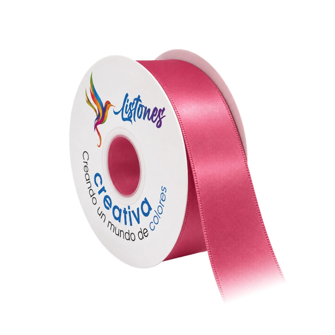 Listón Satinado Calidad Fina #9 (3.8 cm x 45 m) para Rosas Eternas y Manualidades