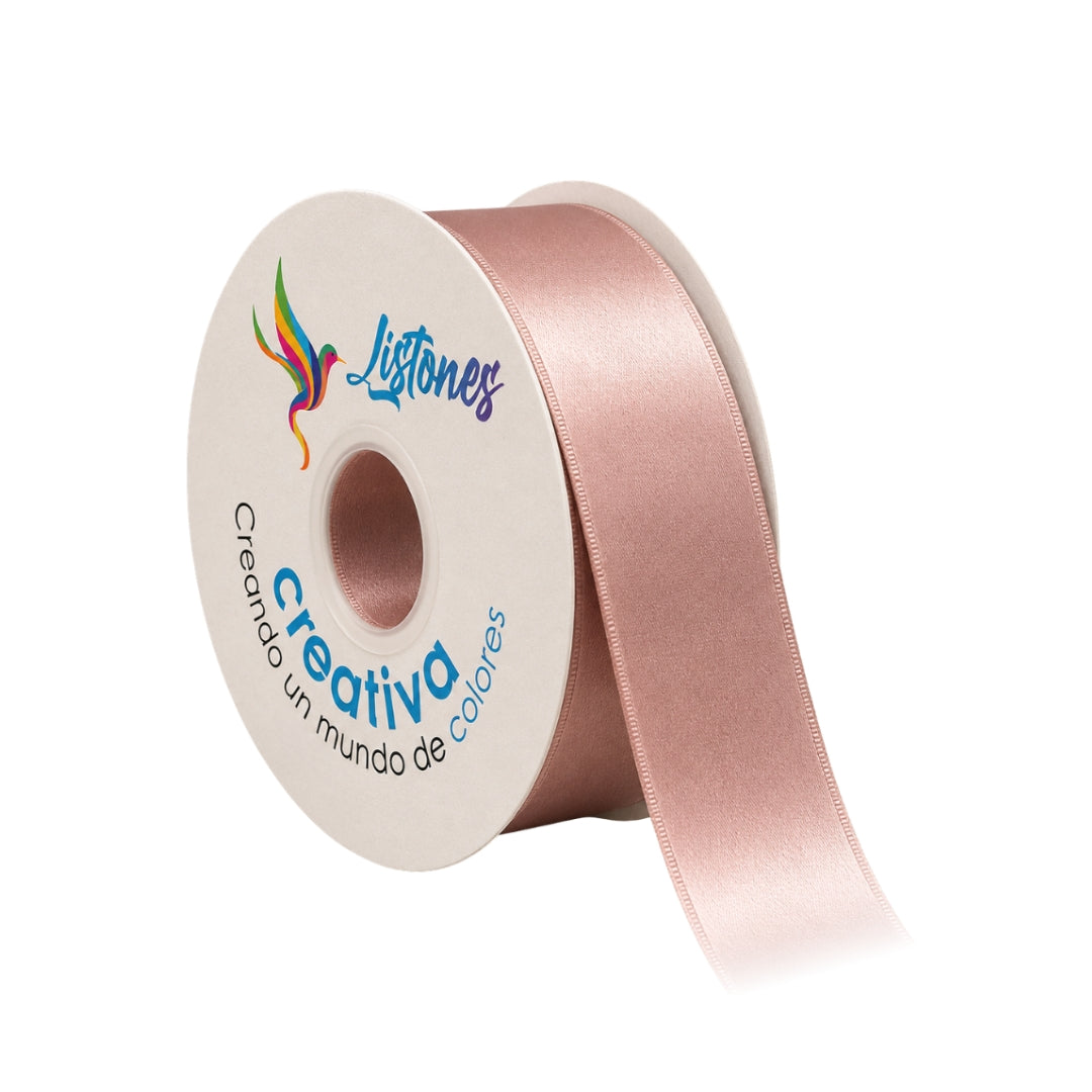 Listón Satinado Calidad Fina #9 (3.8 cm x 45 m) para Rosas Eternas y Manualidades