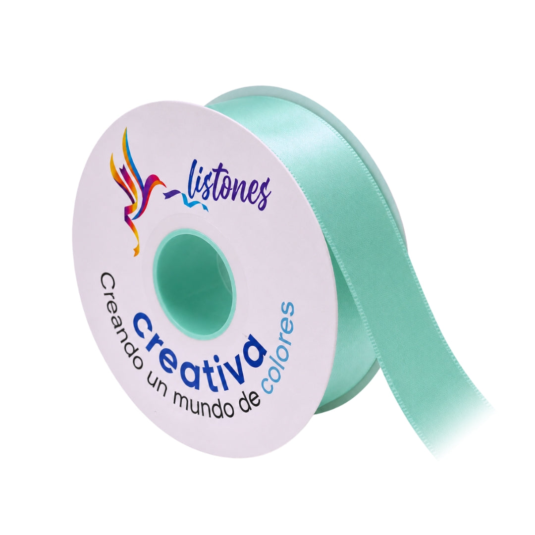 Listón Satinado Calidad Fina #9 (3.8 cm x 45 m) para Rosas Eternas y Manualidades