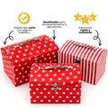 Set de 3 Cofres de Regalo Cajas Decorativas de Cartón Rígido | Papel Chic