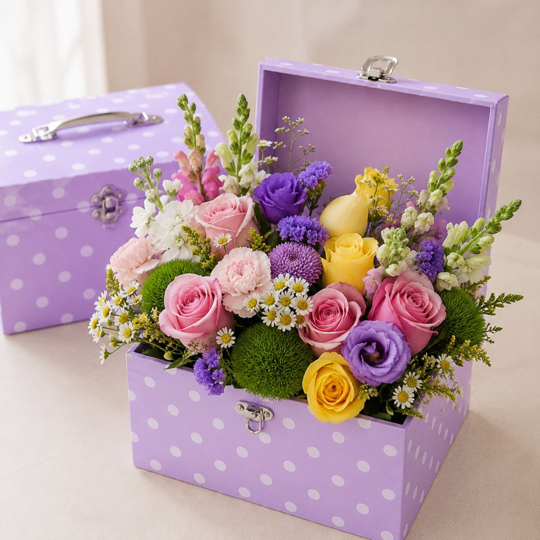Set de 3 Cofres de Regalo Cajas Decorativas de Cartón Rígido | Papel Chic