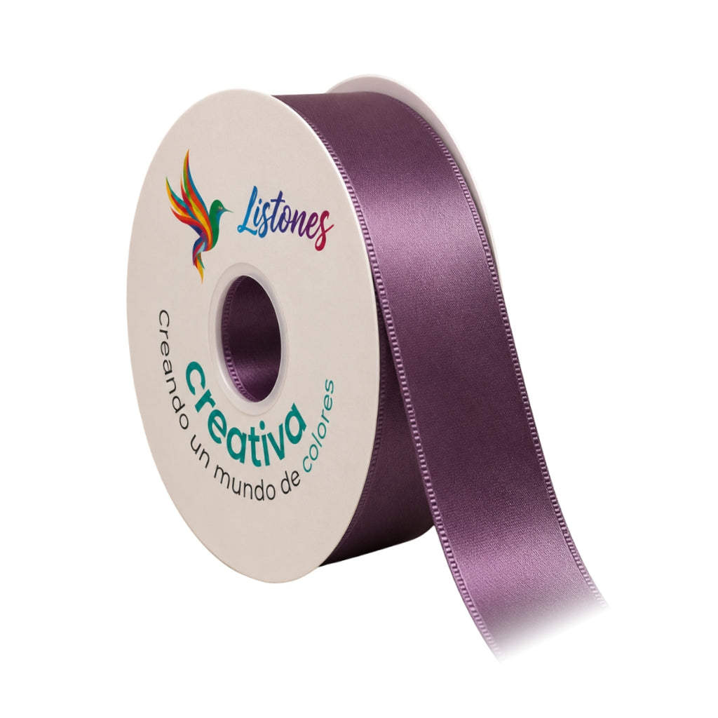 Listón Satinado Calidad Fina #9 (3.8 cm x 45 m) para Rosas Eternas y Manualidades