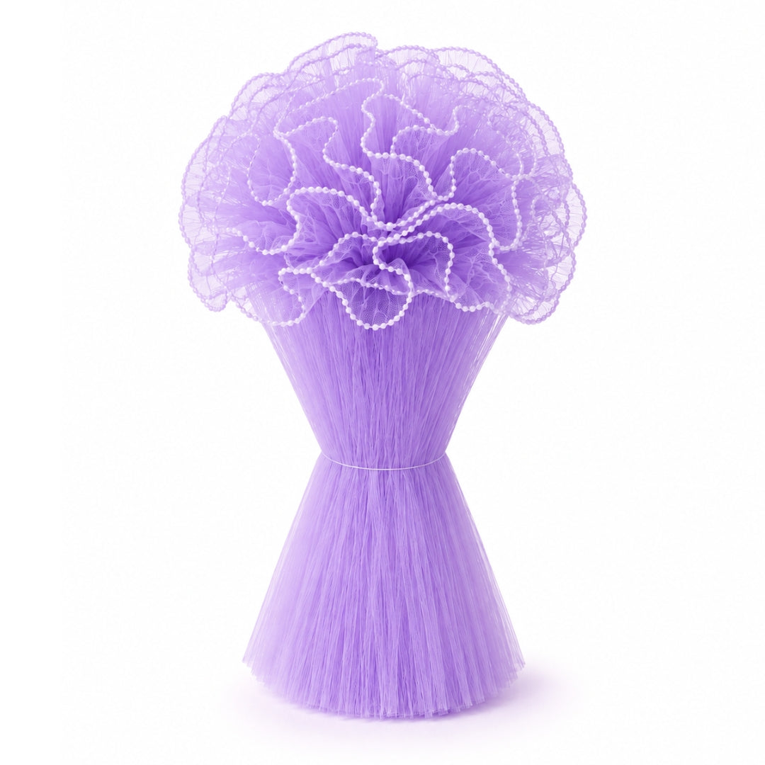 Malla con Perlas Decorativa para Ramos - Red de Lujo para Envoltura de Flores y Ramos Buchones
