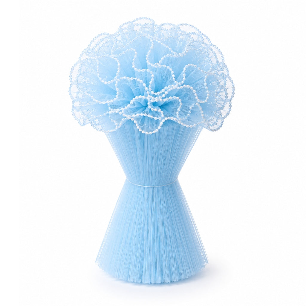 Malla con Perlas Decorativa para Ramos - Red de Lujo para Envoltura de Flores y Ramos Buchones