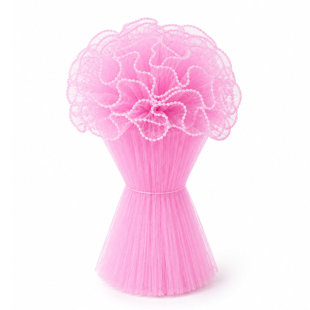 Malla con Perlas Decorativa para Ramos - Red de Lujo para Envoltura de Flores y Ramos Buchones