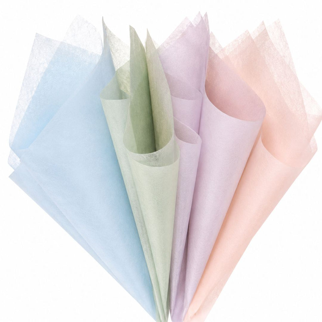 Papel Seda para Ramos y Envolturas (Paquete de 20 pzs, 58x58 cm) - Papel de China para Arreglos Florales
