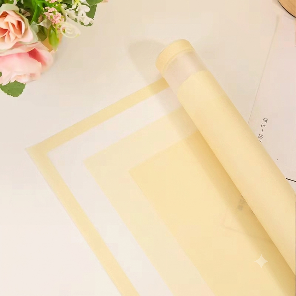 Papel Coreano Colección Flores Amarillas - Pack con 20 Pliegos Impermeables para Ramos