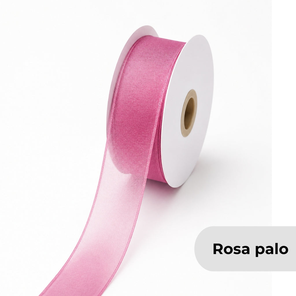 Listón de Organza Número 5 (23 mm x 23 m) para Moños y Ramos Buchones