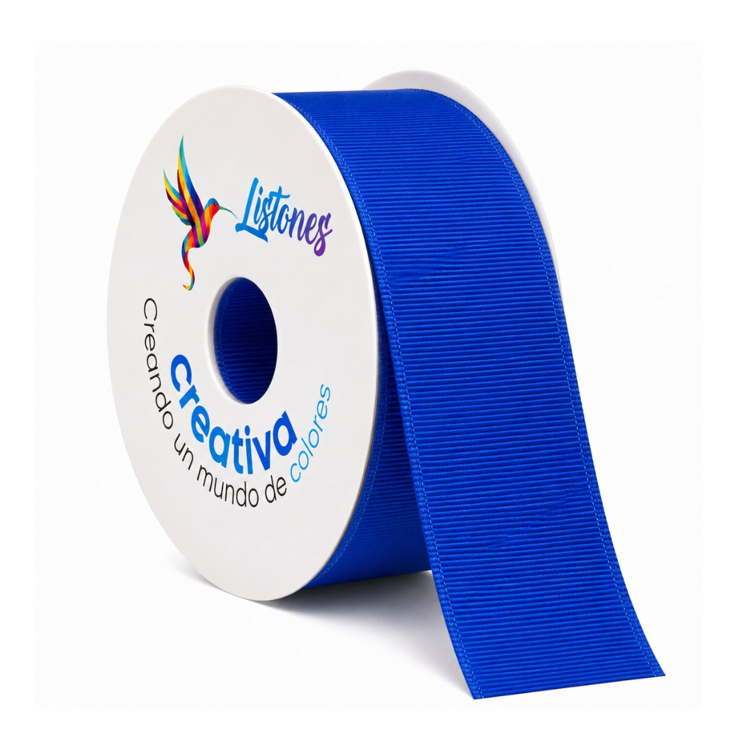 Listón Popotillo Grosgrain 7.5 cm (3 Pulgadas) x 22 m - Cinta de Alta Densidad para Moños Boutique