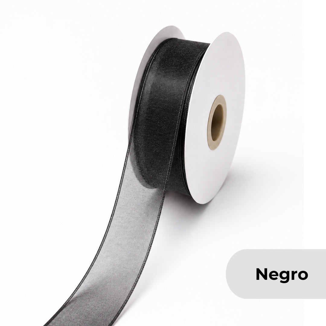 Listón de Organza Número 5 (23 mm x 23 m) para Moños y Ramos Buchones