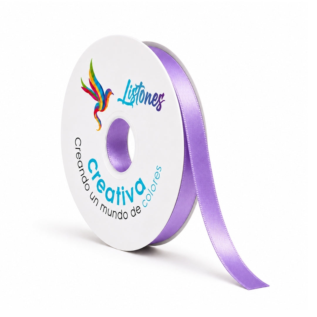 Listón Satinado #2- 10 mm x 90 Metros para Moños y Manualidades