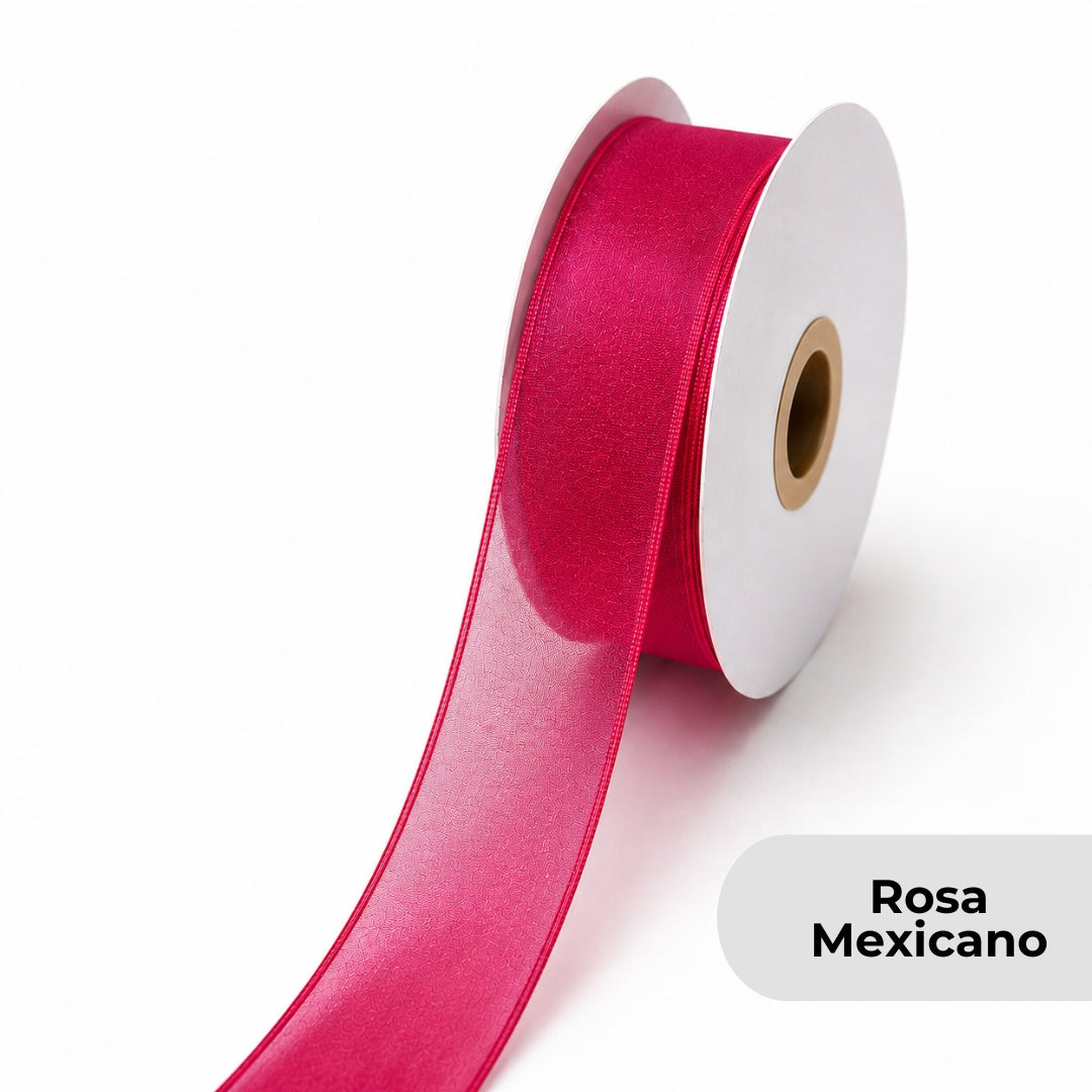 Listón de Organza Número 5 (23 mm x 23 m) para Moños y Ramos Buchones