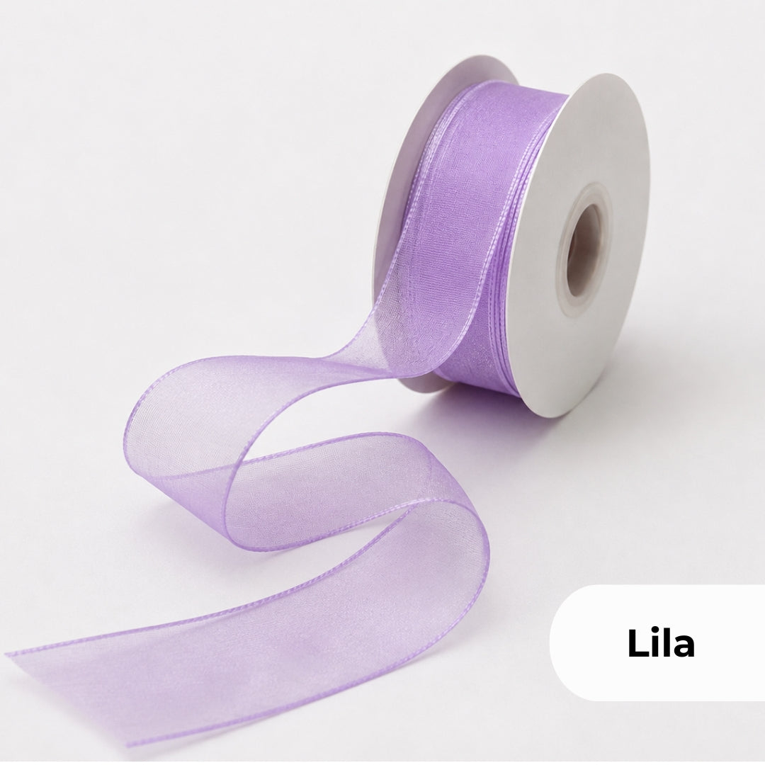 Listón de Organza Número 5 (23 mm x 23 m) para Moños y Ramos Buchones