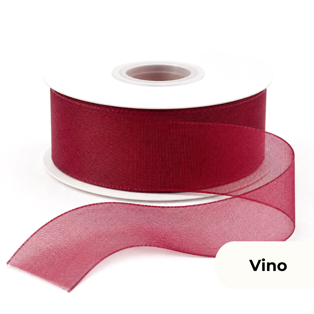 Listón de Organza Número 5 (23 mm x 23 m) para Moños y Ramos Buchones