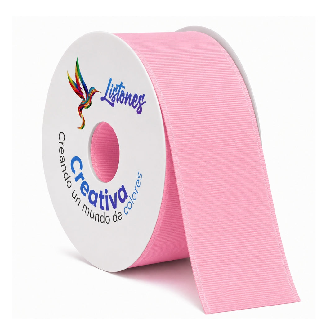 Listón Popotillo Grosgrain 7.5 cm (3 Pulgadas) x 22 m - Cinta de Alta Densidad para Moños Boutique