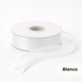 Listón de Organza con Orilla Satinada #5 (23 mm x 23 m) para Moños y Ramos