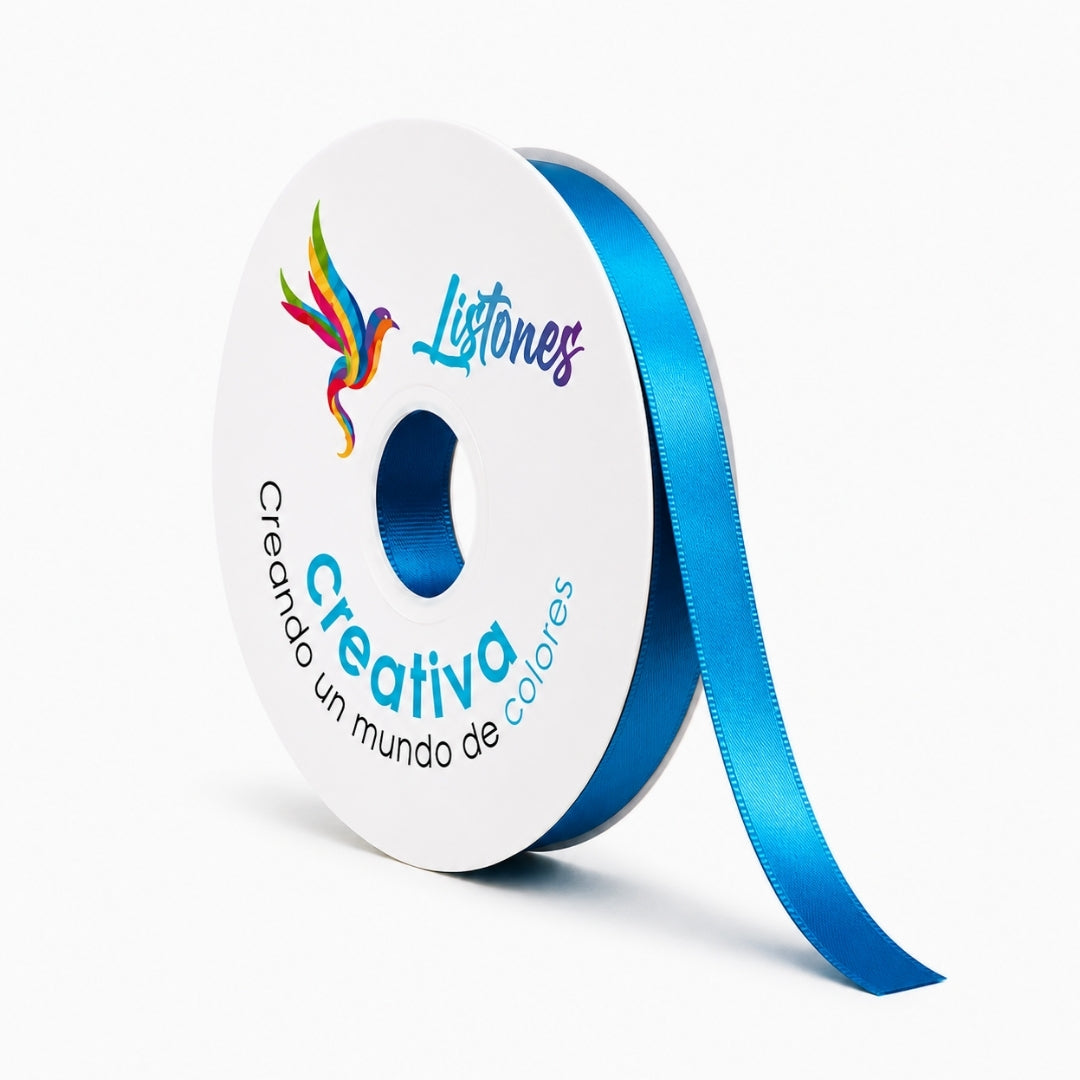 Listón Satinado #2- 10 mm x 90 Metros para Moños y Manualidades