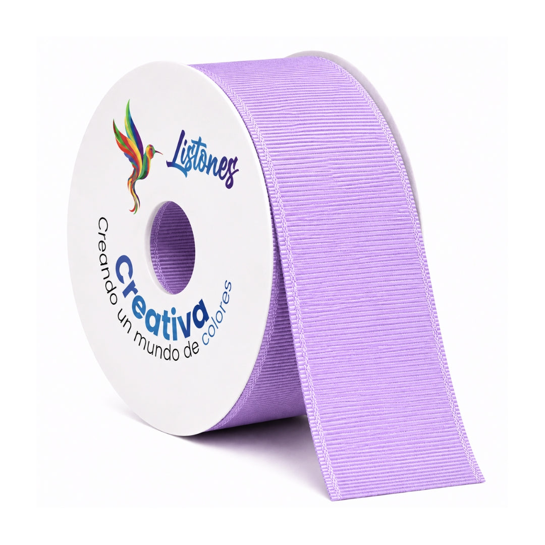Listón Popotillo Grosgrain 7.5 cm (3 Pulgadas) x 22 m - Cinta de Alta Densidad para Moños Boutique