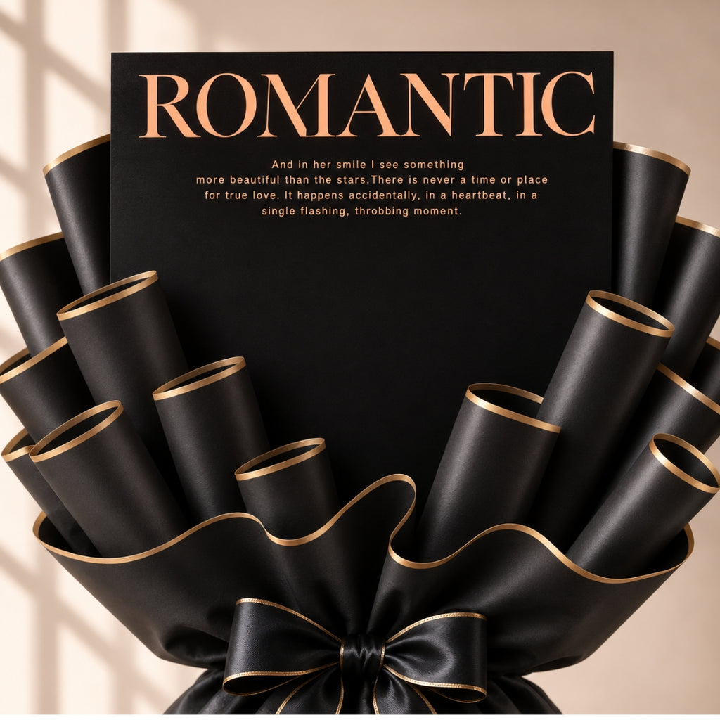 Papel Coreano Estilo Revista para Ramos (Paquete de 10 pzs, 30x45 cm) - Papel Impermeable Magazine