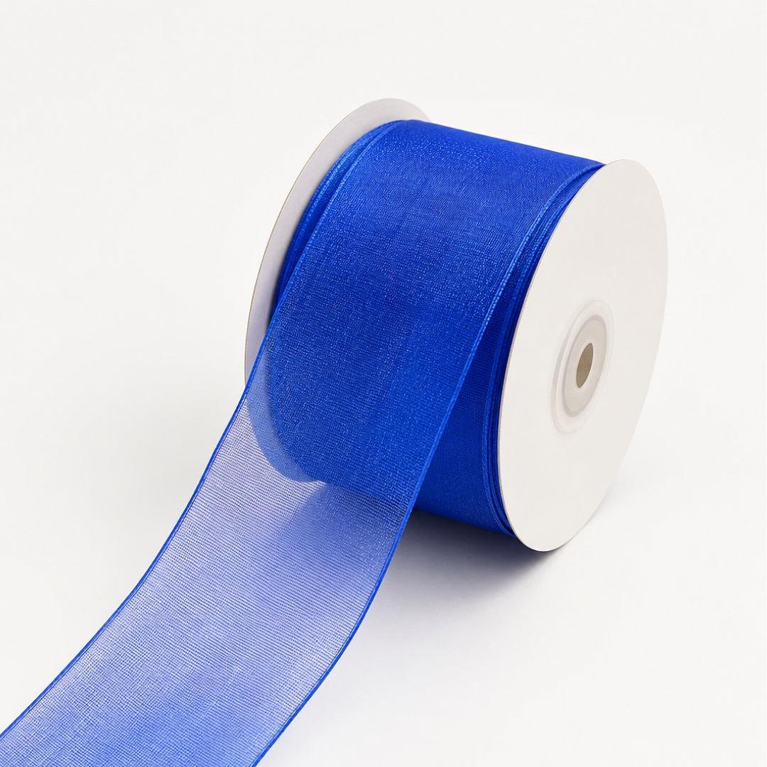 Listón de Organza Liso Premium (40 mm x 22 m) para Ramos y Regalos