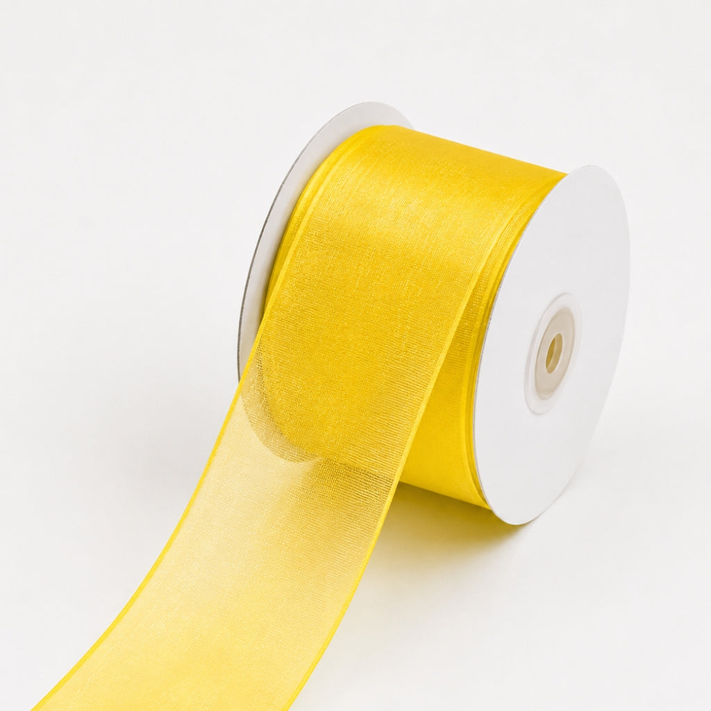Listón de Organza Liso Premium (40 mm x 22 m) para Ramos y Regalos