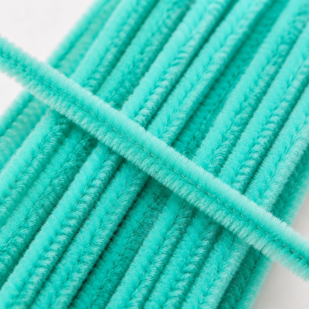 Limpiapipas de Gamuza Chenille Premium de 30 cm para Flores y Manualidades
