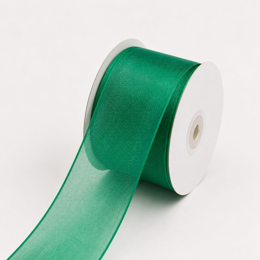 Listón de Organza Liso Premium (40 mm x 22 m) para Ramos y Regalos