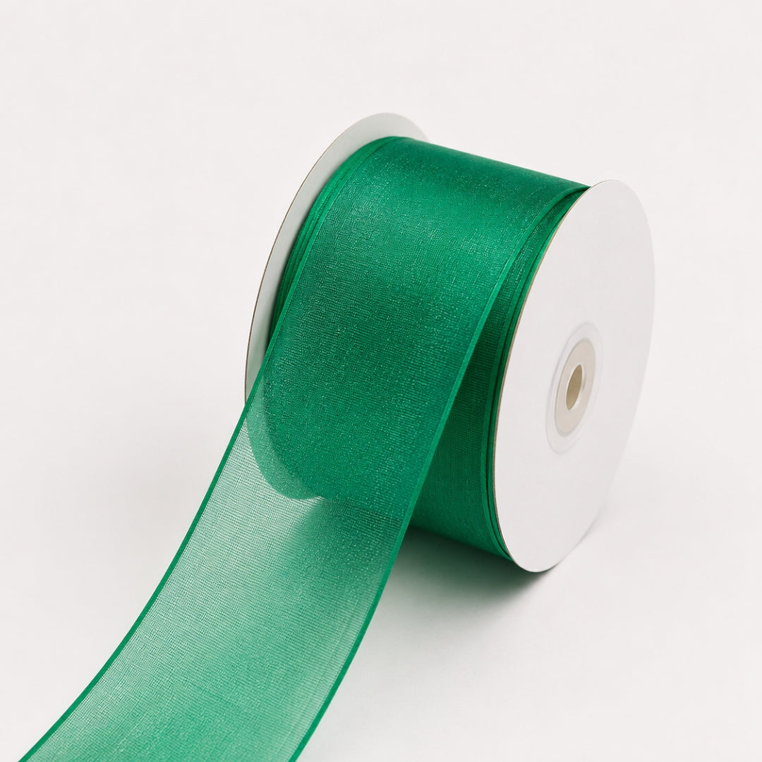 Listón de Organza Liso Premium (40 mm x 22 m) para Ramos y Regalos