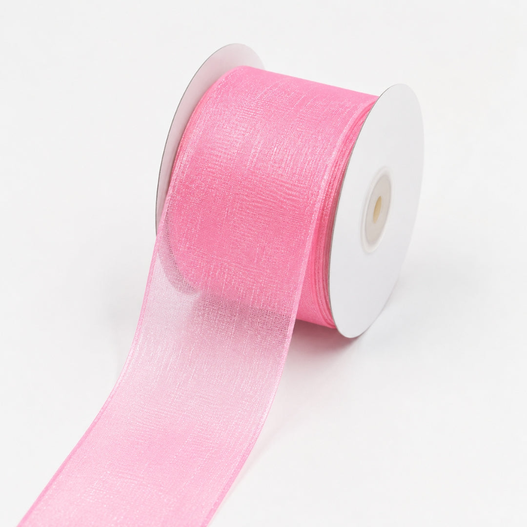 Listón de Organza Liso Premium (40 mm x 22 m) para Ramos y Regalos