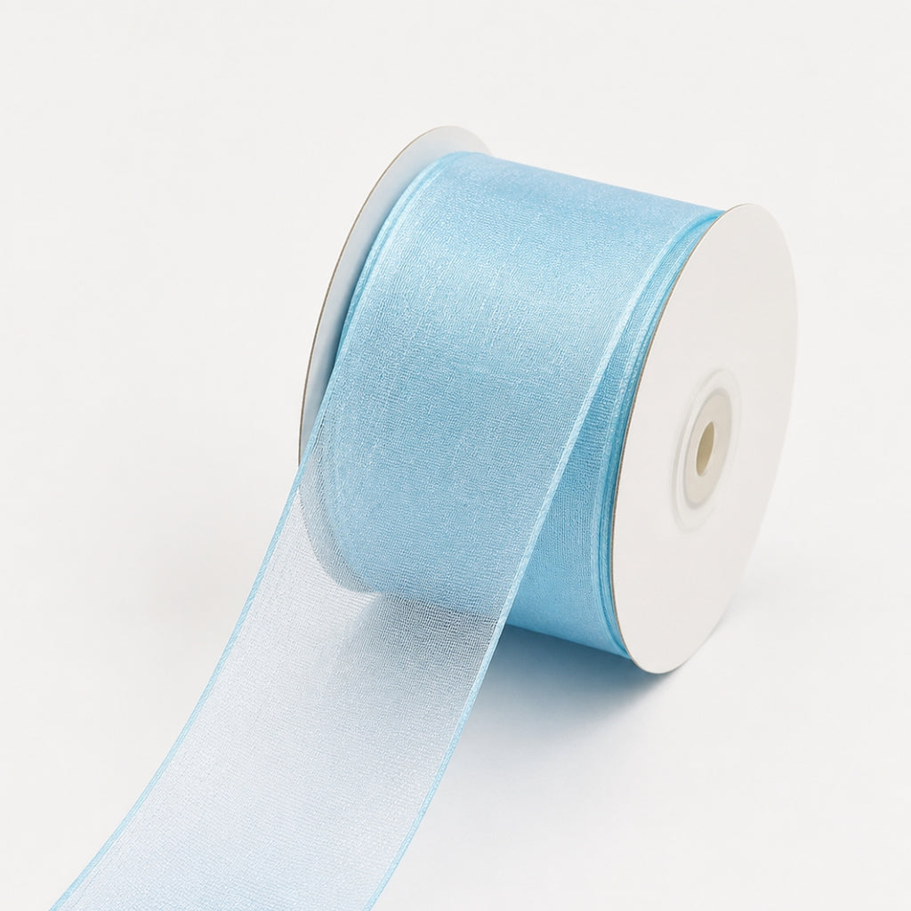 Listón de Organza Liso Premium (40 mm x 22 m) para Ramos y Regalos