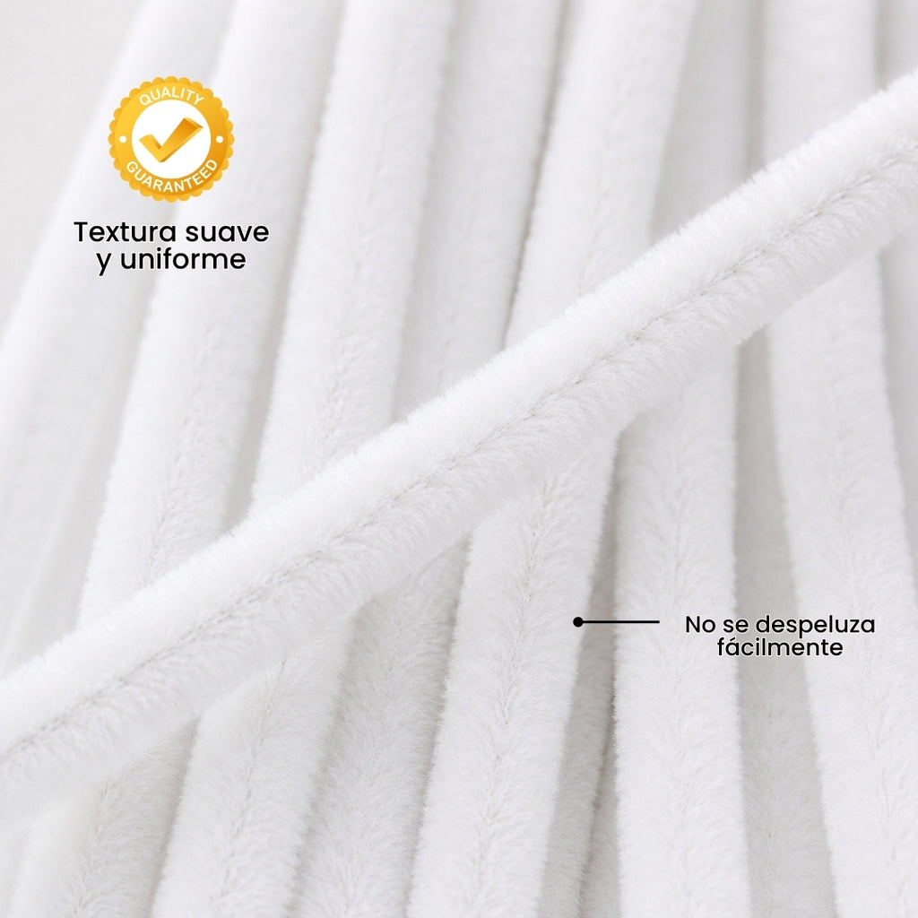Limpiapipas de Gamuza Chenille Premium de 30 cm para Flores y Manualidades