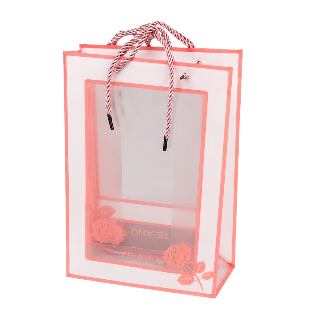 Bolsa Transparente para Regalos y Ramos 35x25x15 cm (Pack con 10 Piezas) | Papel Chic
