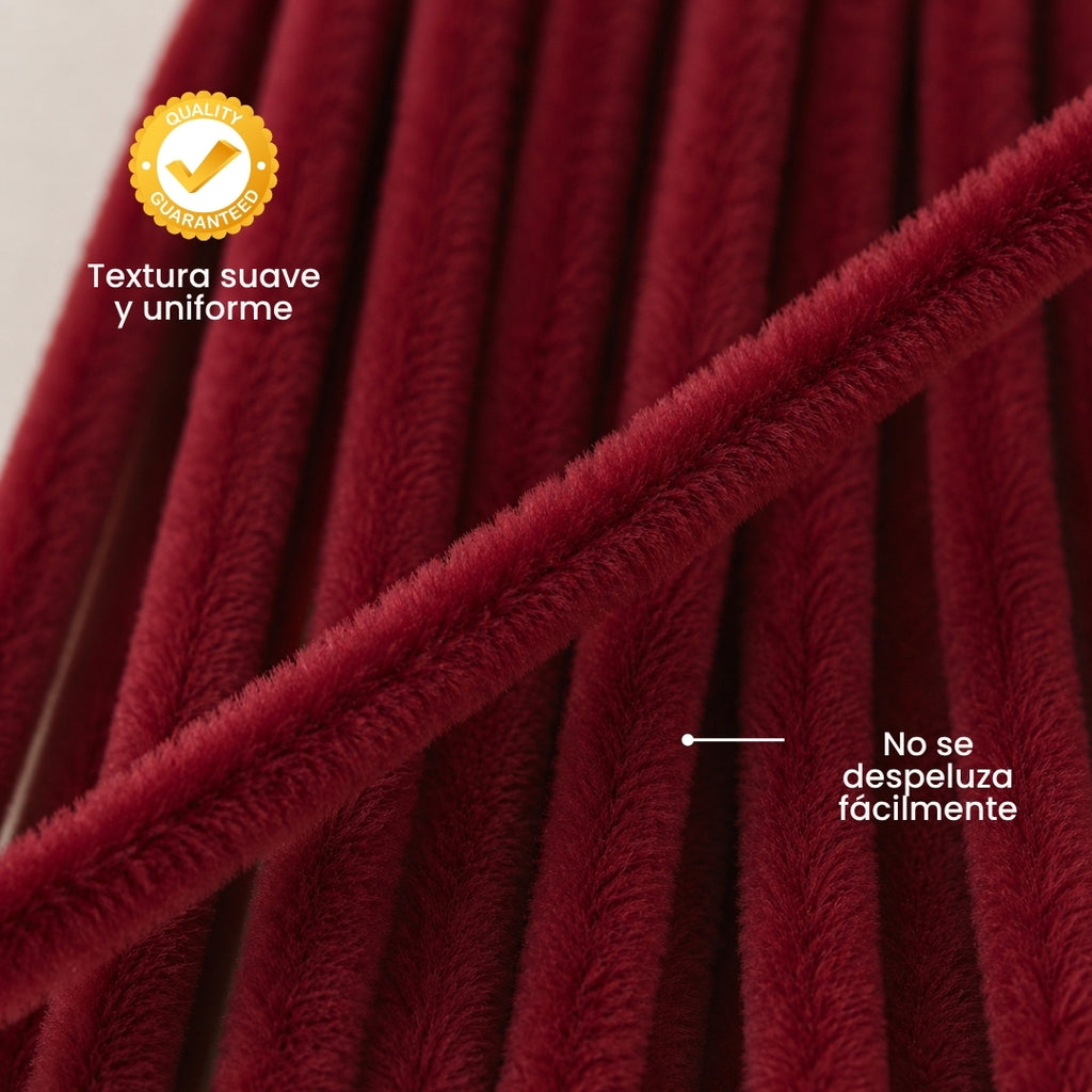 Limpiapipas de Gamuza Chenille Premium de 30 cm para Flores y Manualidades