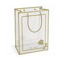 Bolsa Transparente para Regalos y Ramos 35x25x15 cm (Pack con 10 Piezas) | Papel Chic