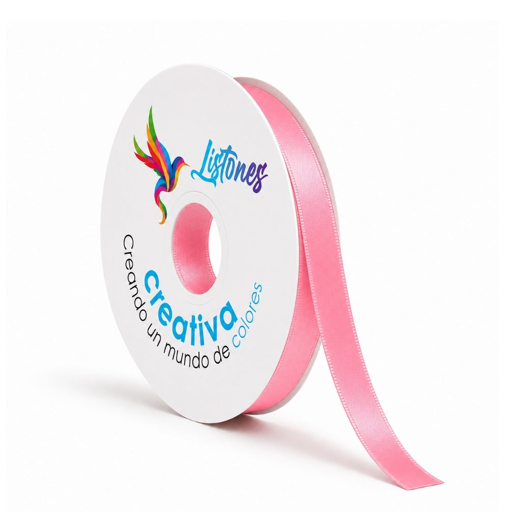 Listón Satinado #2- 10 mm x 90 Metros para Moños y Manualidades