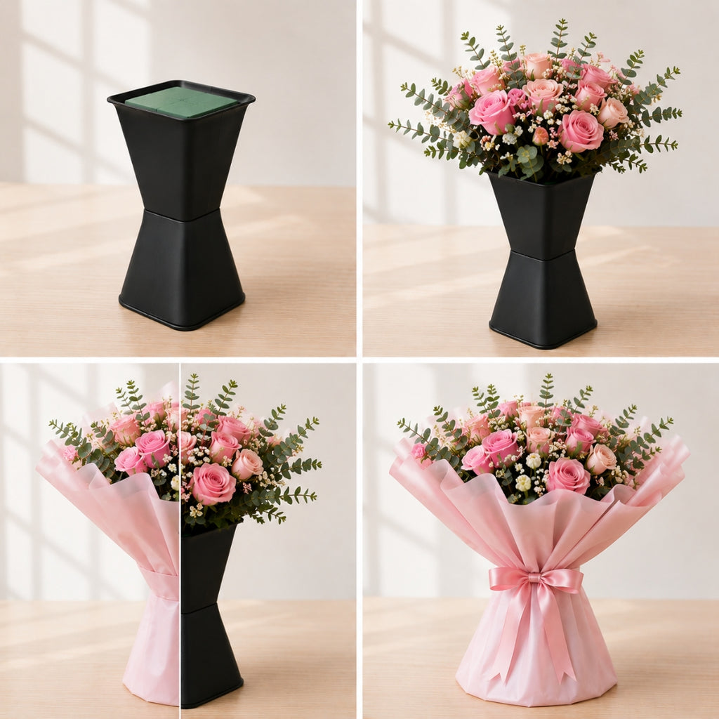 Pack de 6 Bases para Ramos Buchones y Arreglos Florales 16.5 cm
