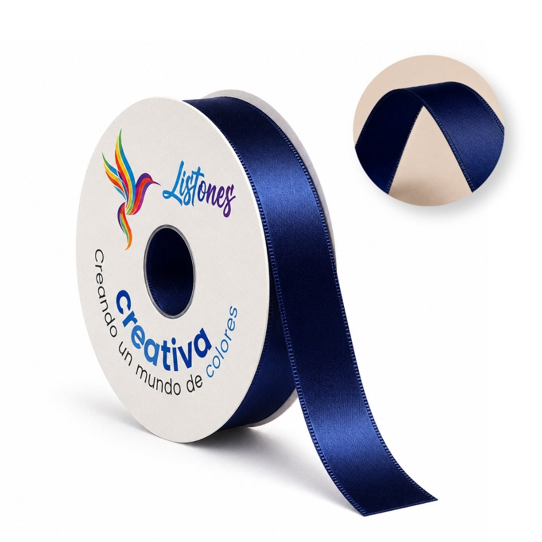 Listón Satín Doble Cara #5 (23 mm x 45 m) - Cinta de Alta Densidad para Ramos Eternos y Manualidades