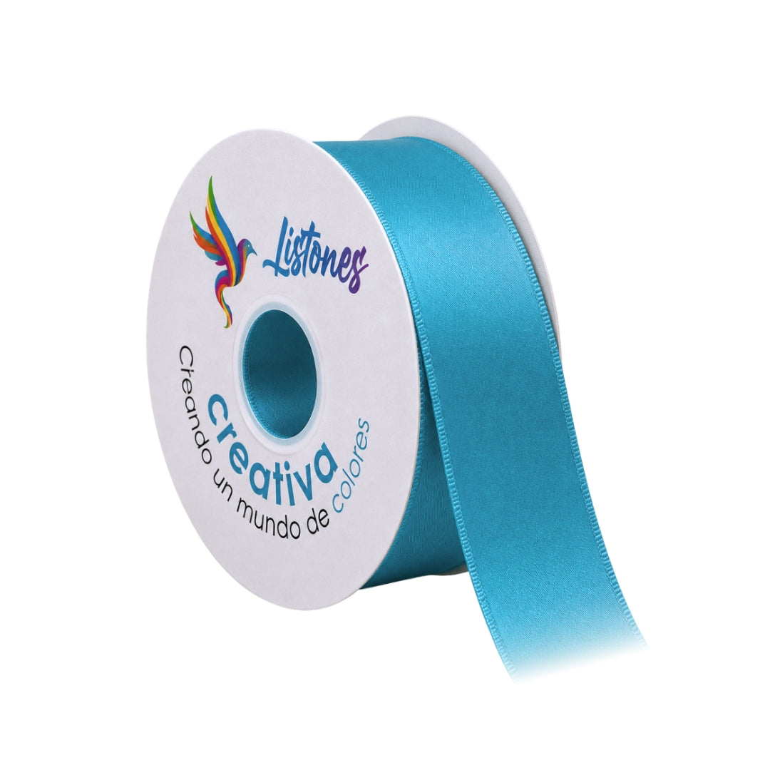Listón Satinado Calidad Fina #9 (3.8 cm x 45 m) para Rosas Eternas y Manualidades