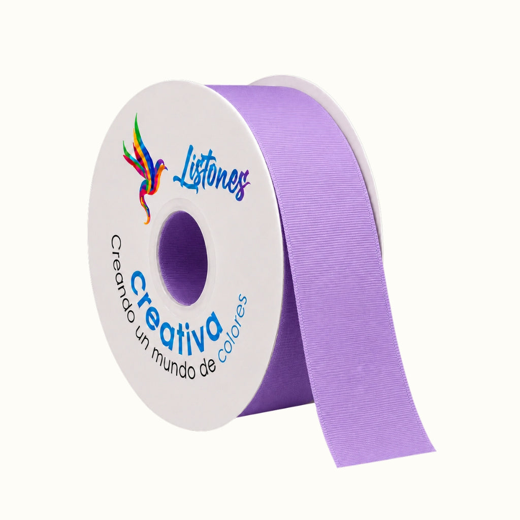 Listón Popotillo Barrotado 4 cm x 45 m - Cinta Grosgrain de Alta Densidad para Moños Escolares y Manualidades