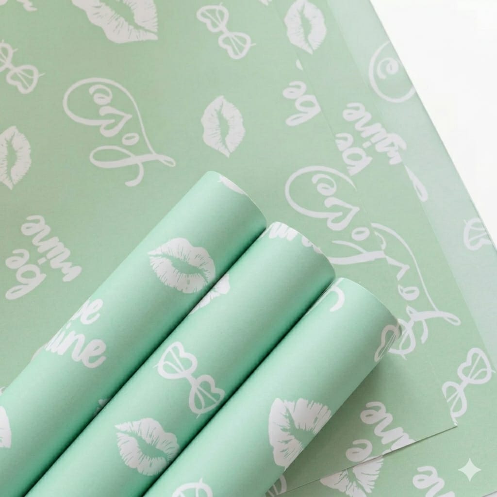 Outlet Papel Coreano para Ramos - Paquete de 20 Pliegos / Liquidación de Diseños Exclusivos