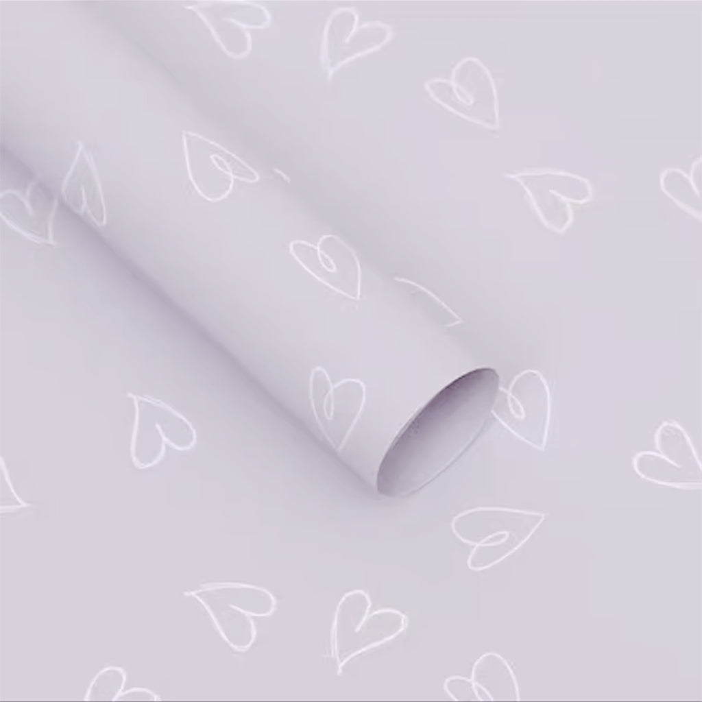 Papel Coreano Estampado Aesthetic - Paquete con 20 Pliegos Impermeables para Ramos y Regalos