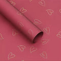 Papel Coreano Estampado Aesthetic - Paquete con 20 Pliegos Impermeables para Ramos y Regalos