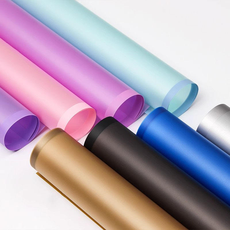 Papel Coreano Diseño Humo - Pack con 20 Pliegos Impermeables (58x58 cm) para Ramos y Regalos