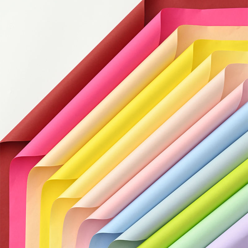 Papel Coreano Pastel - Pack con 20 Pliegos Impermeables (30x58 cm) para Ramos y Envolturas