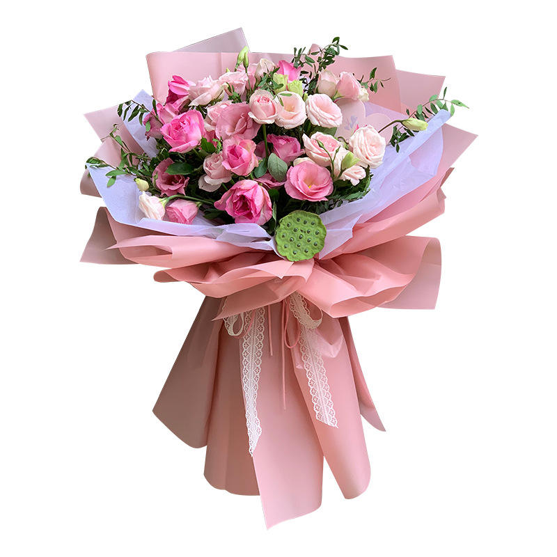 Papel Coreano Pastel - Pack con 20 Pliegos Impermeables (30x58 cm) para Ramos y Envolturas