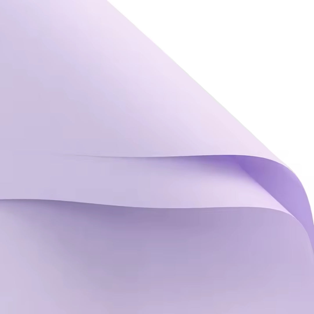 Papel Coreano Pastel - Pack con 20 Pliegos Impermeables (30x58 cm) para Ramos y Envolturas