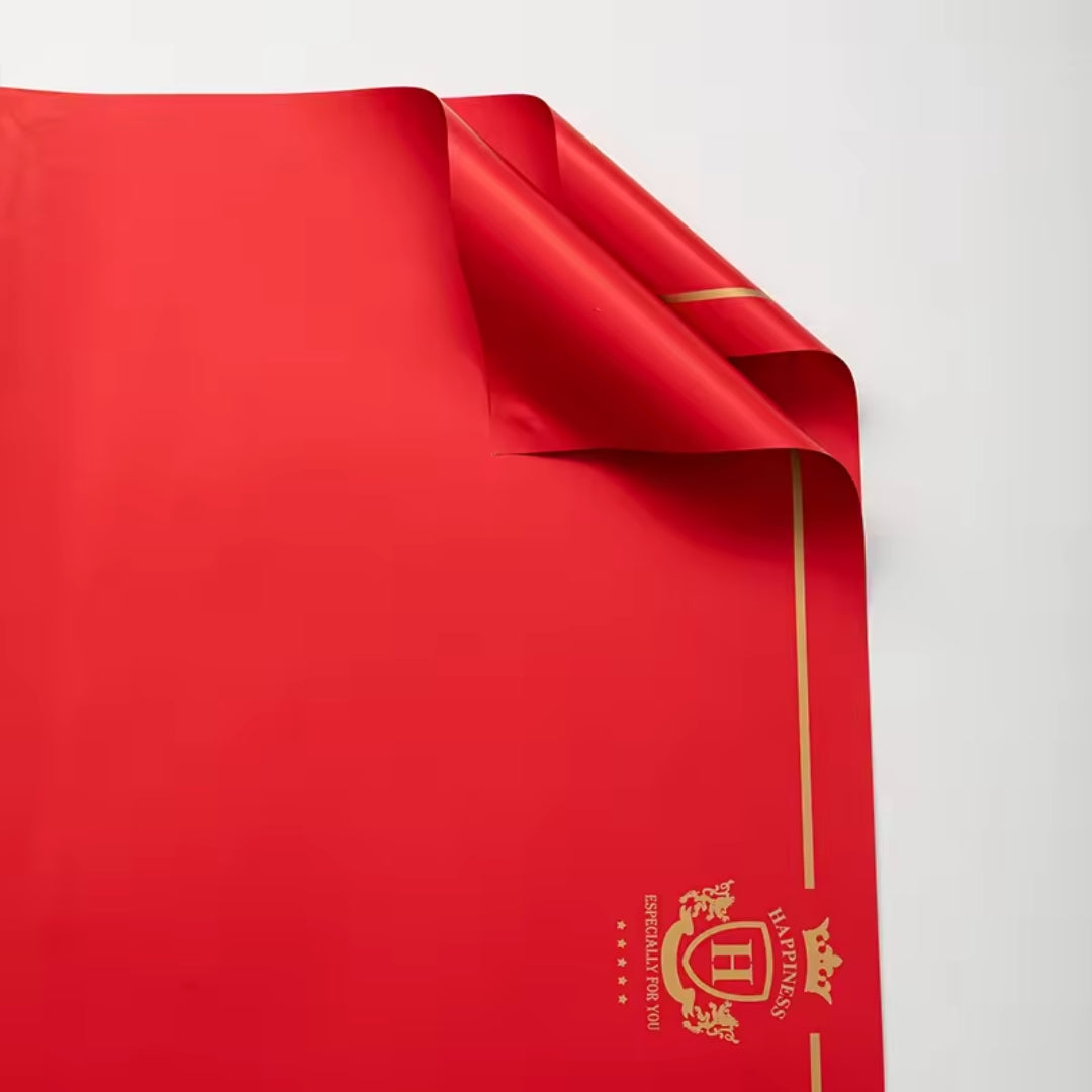 Papel Coreano Premium - Pack con 20 Pliegos Impermeables (58x58 cm) para Ramos Buchones y Regalos