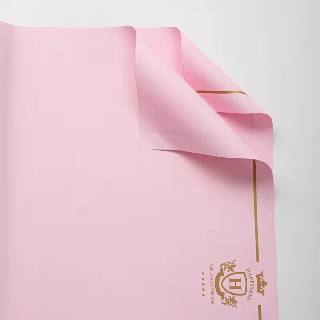 Papel Coreano Premium - Pack con 20 Pliegos Impermeables (58x58 cm) para Ramos Buchones y Regalos